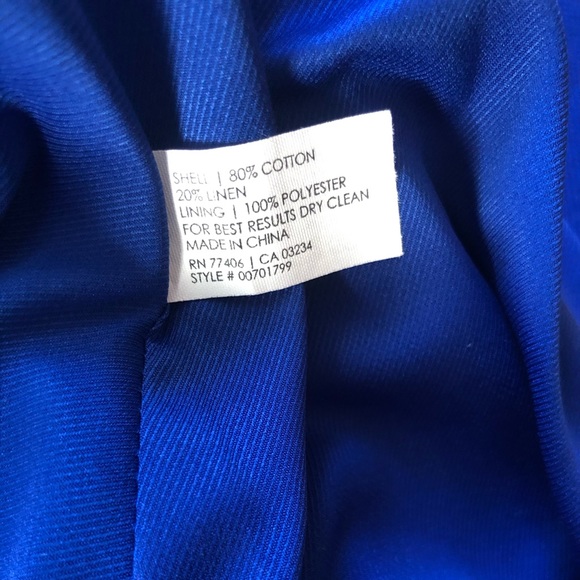 Club Monaco Cobalt Blue Blazer - Picture 7 of 8